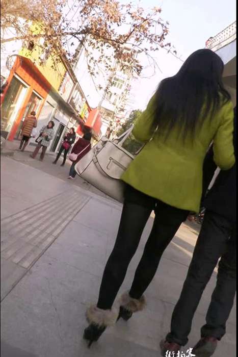 [街拍客视频]jx0432 绿衣黑丝高跟少妇